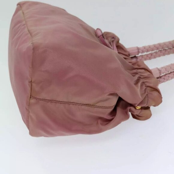 PRADA Hand Bag Nylon 2way Pink Auth - Picture 12 of 16